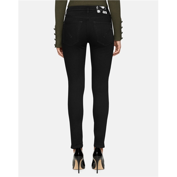 Dondup Iris Slim Jeans, Sort